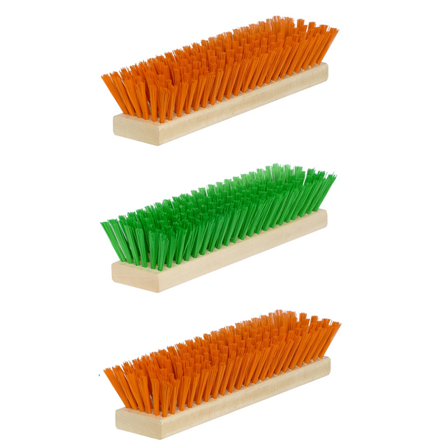 Ersatzbürsten-Set Grün & Orange – für Fußabtreter Exklusiv, DirtKing PRO/LITE & Schuhabstreifer Lite.