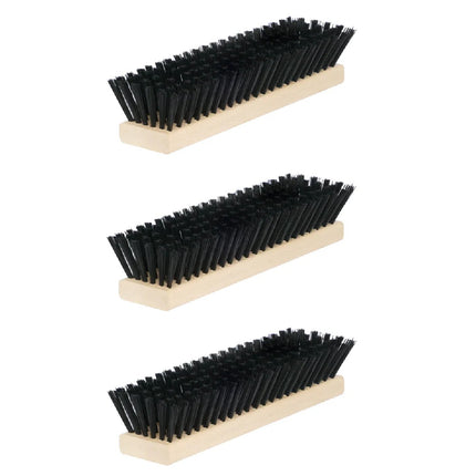 Ersatzbürsten Set für Schuhreiniger – passend für Fußabtreter Exklusiv & Schuhabstreifer Lite, DirtKing Pro/Lite - (Schwarz)