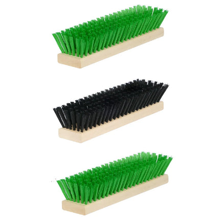 Ersatzbürsten Set für Schuhreiniger – passend für Fußabtreter Exklusiv & Schuhabstreifer Lite, DirtKing Pro/Lite/Mini - (Schwarz/Grün)