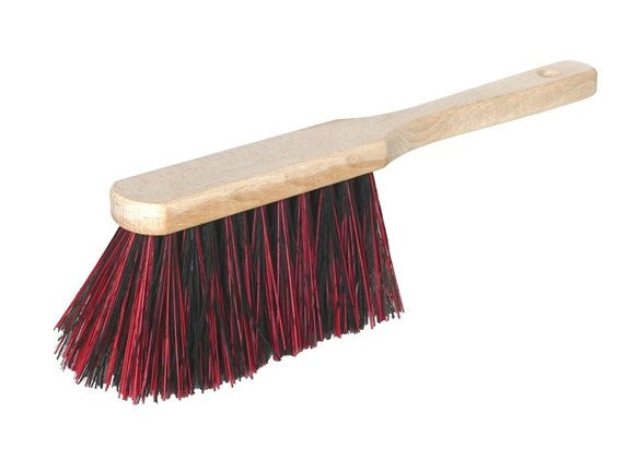 Handfeger für Hof und Garten, entfernt Laub, Sand und Ölreste, wetterfest dank Arenga-Elaston-Borstenmix