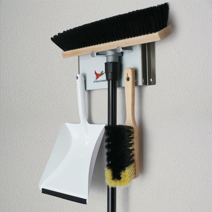 Besen-Set inkl. Wandhalterung - STRUKTURHELD® LITE Standard