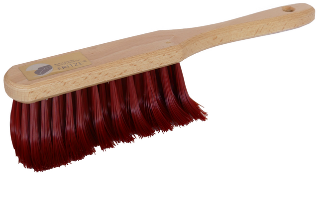 Handfeger Fritze® mit gebogenen Borsten – reinigt gründlich in Ecken, Fugen und auf Teppichen