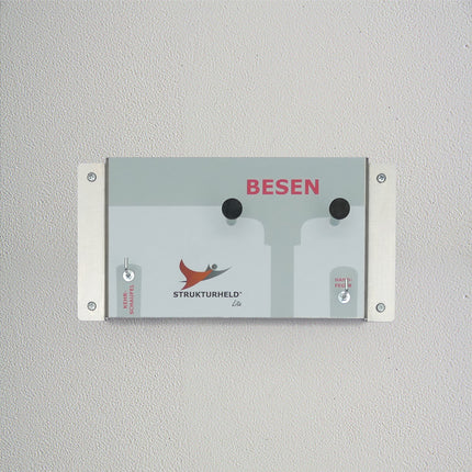 Wandhalter für Besen, Handfeger & Kehrschaufel aus Aluminium – leicht, stabil & ideal für Werkstatt und Haushalt