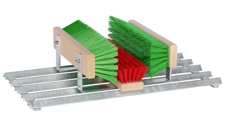 Fußabtreter mit Bürsten – für Außenbereich bei starker Nutzung & Schmutz