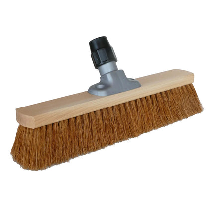 40 cm Kokosbesen mit kräftigen Naturborsten – ideal für groben Schmutz, Hof, Werkstatt & 5S‑Reinigungssysteme