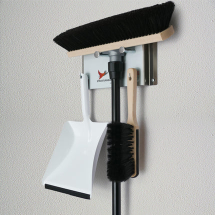 Besen-Set inkl. Wandhalterung - STRUKTURHELD® LITE  Exklusiv
