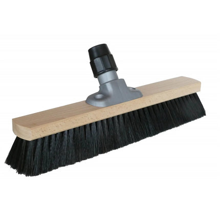 40 cm Saalbesen mit Rosshaar‑/Kunstborstenmix – ideal für feinen Staub & Innenbereiche