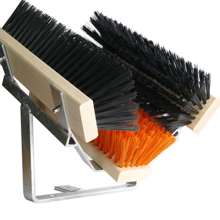 Schuhabstreifer aus Metall mit Bürsten  – Outdoor Schuhreiniger für Privat & Gewerbe