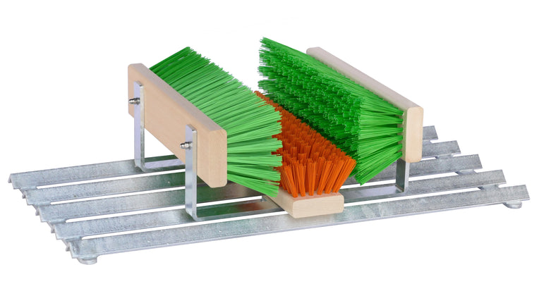 Fußabtreter mit Bürsten & Metallrahmen – für Außenbereich & Eingangszone