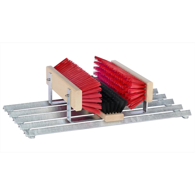 Schuhreiniger mit Gitterrost & Bürsten – für Außenbereich & Eingangsbereiche