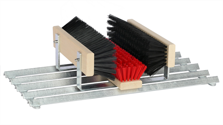 Fußabtreter mit Bürsten – für Außenbereich in Gewerbe, Garten & Betrieb