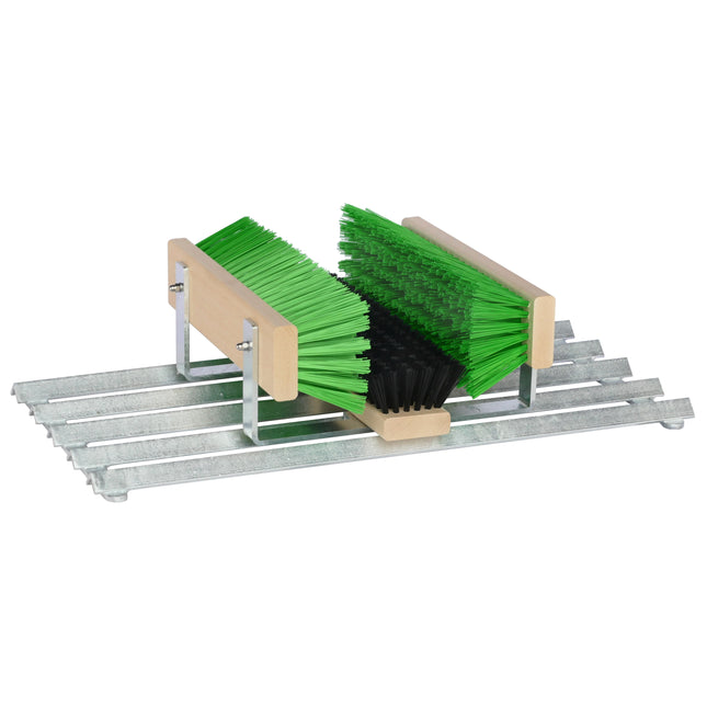 Fußabtreter mit Metallrahmen & Bürsten – für Außenbereich & gewerbliche Nutzung