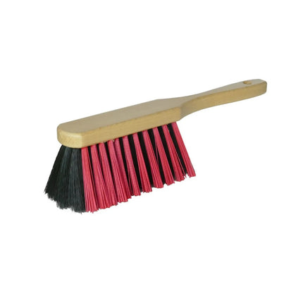 Straßenbesen‑Set mit Handfeger, Kehrschaufel und Alu‑Wandhalter 325×160×80 mm – perfekt für groben Außenschmutz.