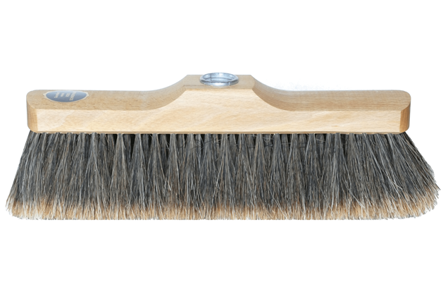 Stubenbesen mit Rosshaarborsten und Holzgriff – für glatte Böden wie Parkett, Laminat und Fliesen
