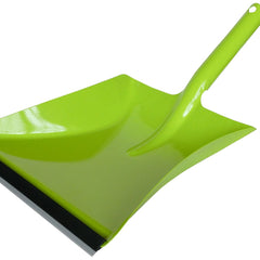 Kehrschaufel aus Metall mit Gummilippe für Handfeger im haushalt
