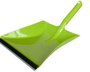 Kehrschaufel aus Metall mit Gummilippe für Handfeger im haushalt