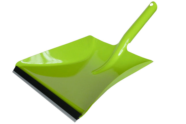 Kehrschaufel aus Metall mit Gummilippe für Handfeger im haushalt
