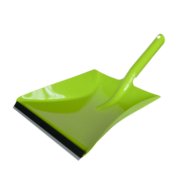 Kehrschaufel aus Metall mit Gummilippe für Handfeger im haushalt