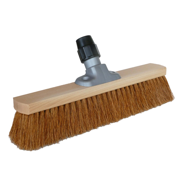 Saalbesen Kokos 60 cm – mit Universalhalter für glatte Böden & Innenräum