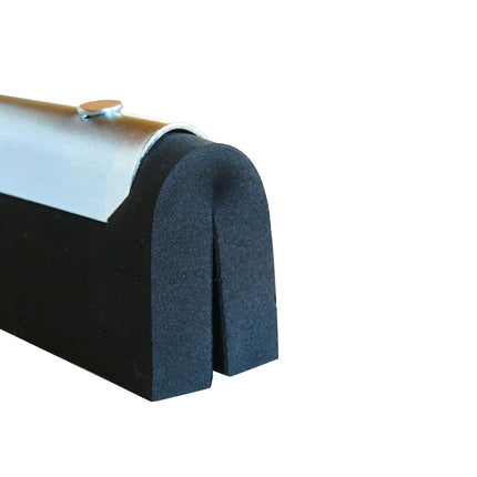 Wasserschieber, Bodenabzieher, aus Metall, mit Stielhalter