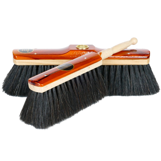 Stubenbesen-Set Imola mit Rosshaar – für Parkett, Laminat & Fliesen