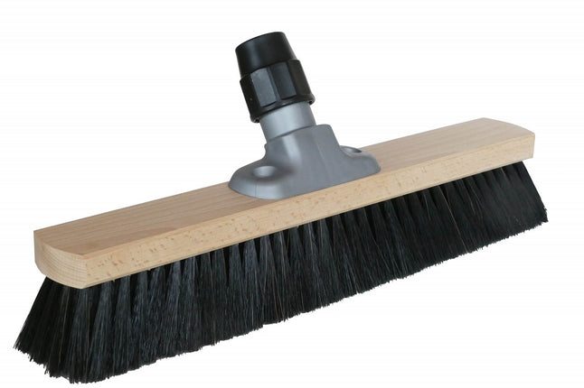 Saalbesen Standard 60 cm – mit Universalhalter. Für feinen Schmutz auf glatten Böden.