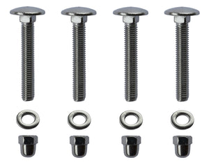 Schrauben-Set für Bürsten an Fußabtretern Exklusiv, DirtKing & Schuhabstreifer Lite. 6-teilig, rostfrei.