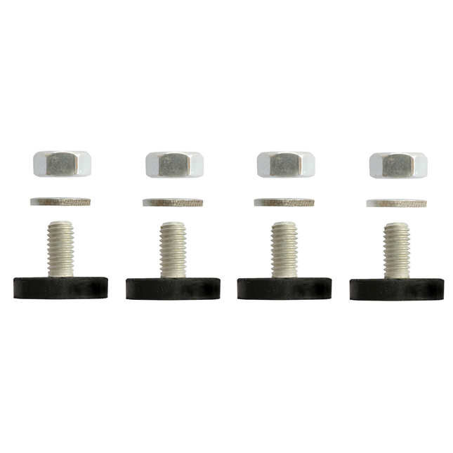 Gummifüße für Fußabtreter Exklusiv – rutschfest, bodenschonend & stabil. Mit Scheiben & Muttern. Made in Germany.